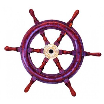 Foto - DECORATIVE SHIP`S WHEEL, 51 cm