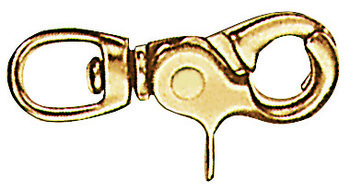 Foto - SWIVEL, EYE SNAP SHACKLE, BRASS, 65 mm