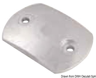 Foto - PLAAT ANOOD, 80 x 55 mm