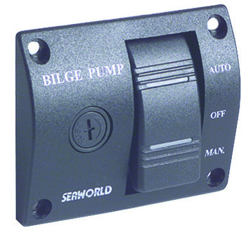 Foto - BILGE PUMP CONTROL PANEL- SEAWORLD, 12 V