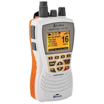 Foto - HANDHELD VHF- COBRA MARINE MR HH600 GPS, WHITE