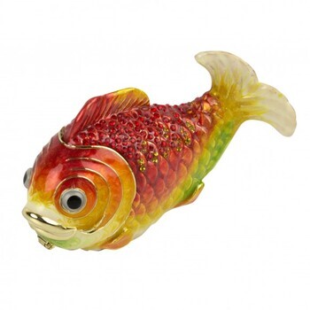 Foto - TRINKET BOX - GOLD FISH, 10 cm