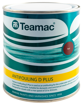 Foto - MÜRKVÄRV- TEAMAC ANTIFOULING D+, HALL, 2,5 l