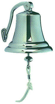 Foto - SHIP`S BELL- CHROMED, 175 mm