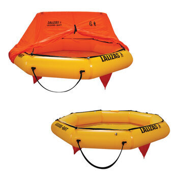 Foto - LIFERAFT FOR 6 PERSONS, LEISURE-RAFT, BAG