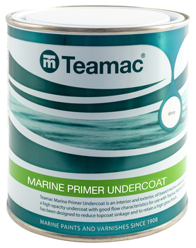 Foto - KRUNTVÄRV- TEAMAC MARINE UNDERCOAT PRIMER, VALGE, 1 l