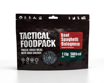 Foto - TACTICAL FOODPACK- SPAGETID BOLOGNESE KASTMES