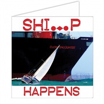 Foto - MERETEEMALINE POSTKAART- SHIP HAPPENS