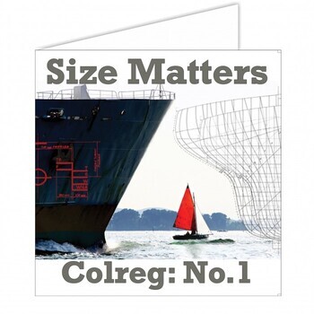 Foto - NAUTICAL GREETING CARD- SIZE MATTERS