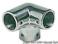3-WAY ELBOW JOINT, 90°, 25 mm, S/S