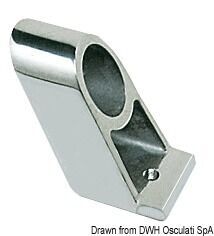 Foto - HAINDRAIL CENTRAL BRACKET, 22 mm, S/S