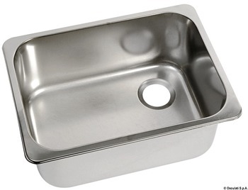 Foto - RECTANGULAR SINK - OSCULATI, 250 x 360 mm, S/S