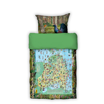 Foto - BED LINEN- ESTONIAN MAP