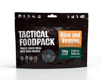 Foto - TACTICAL FOODPACK- RIISIROOG KÖÖGIVILJADEGA