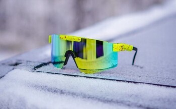 Foto - SUNGLASSES AMOQ YELLOW SPLASH/ORNAGE MIRROR