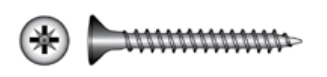 Foto - HEAD CROSS SCREW, S/S, 5,0 x 40 (4 PCS)