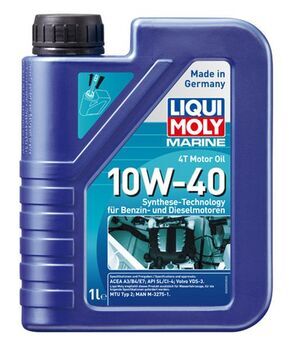 Foto - MARINE ENGINE OIL - LIQUI MOLY, 4T, 10W-40, 1 l