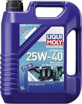 Foto - MARINE ENGINE OIL - LIQUI MOLY, 4T, 25W-40, 5 l