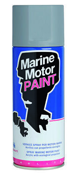 Foto - MARINE MOTOR PAINT, GREY METALLIC