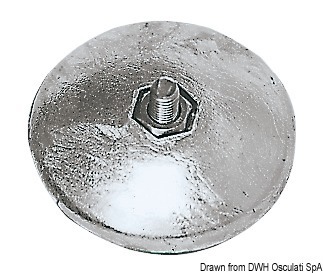 Foto - RUDDER ANODE, 890 g, 90 mm