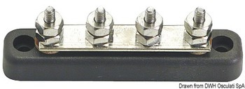 BUS-BAR ELECTRIC TERMINAL BOARD, 4 x 5 mm
